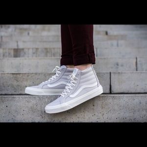 Sk8-hi slim zip gray vans